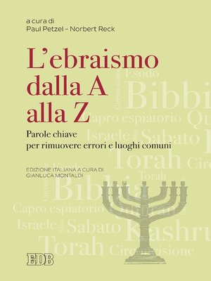 cover image of L'ebraismo dalla a alla Z